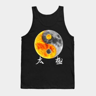 Yin Yang T Shirt Tai Chi Symbol Sun Moon Chinese Kung Fu Tank Top